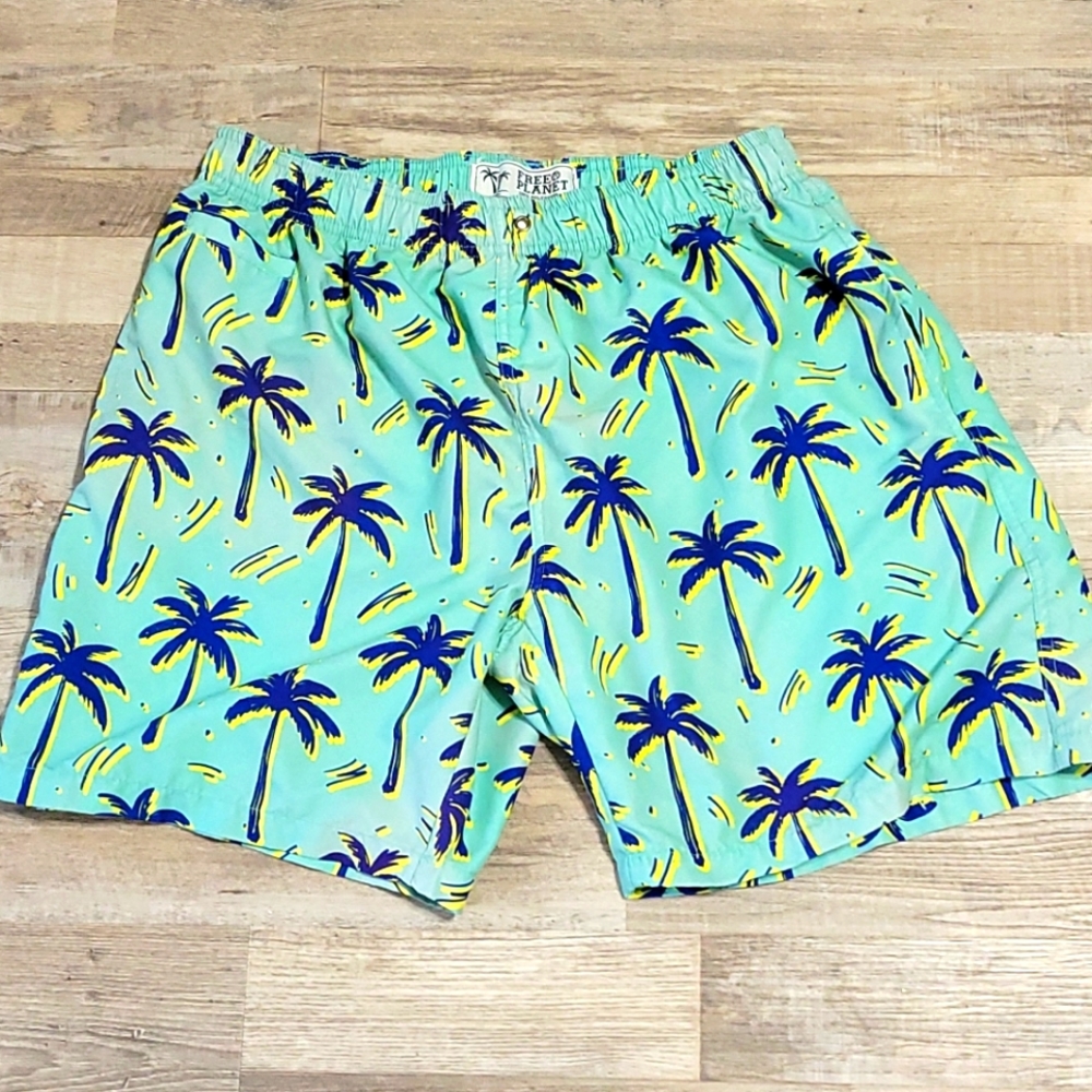 Free planet swim trunks